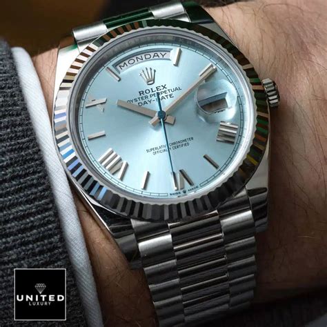 rolex day-date president blue replica|rolex day date replacement.